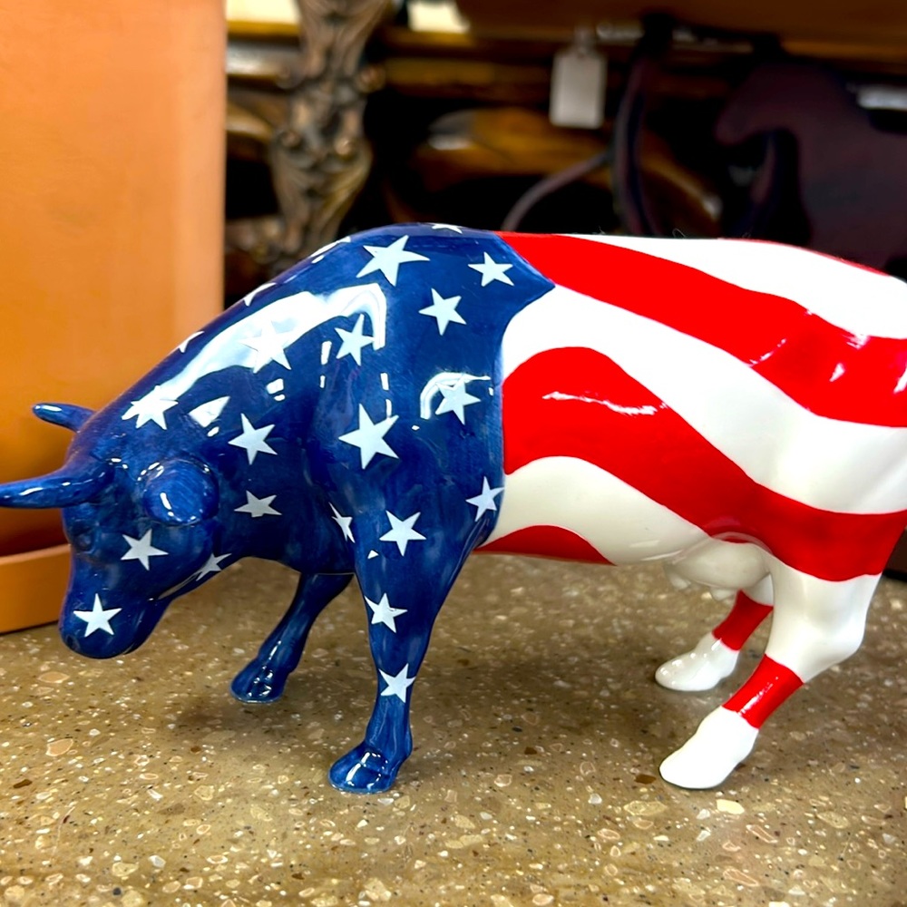 Ceramic cow
